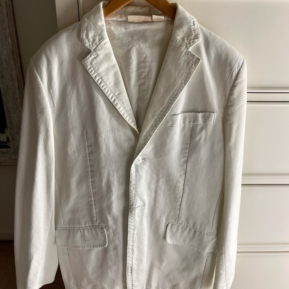 Men’s DKNY white blazer